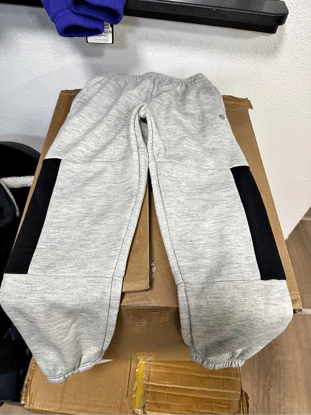 RBX Kids Gray & Black Jogger Pants m